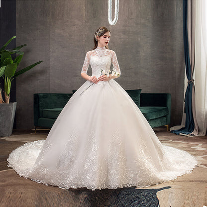 Robe de Mariée Princesse avec Manche