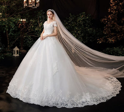 Robe de Mariée Strass et Paillette Princesse