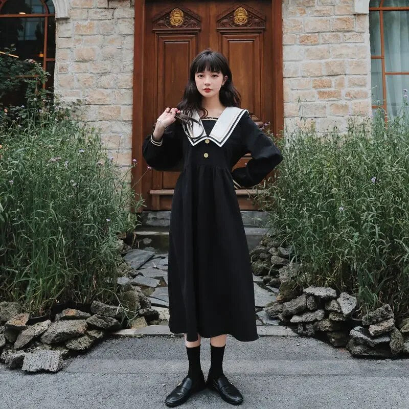 Robe japonaise noire