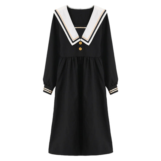 Robe Japonaise Noire ’Sashiko’ - S