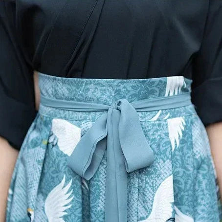 Robe bleue japonaise