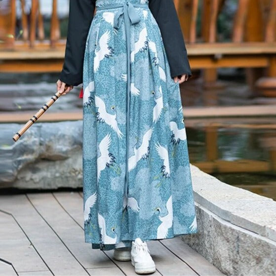 Robe bleue japonaise
