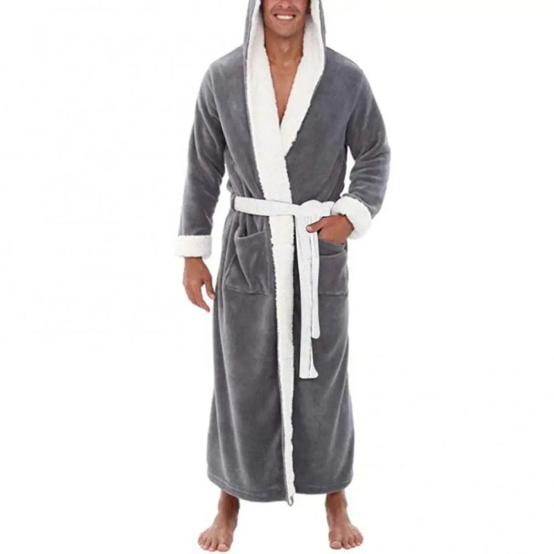 Robe de chambre homme polaire