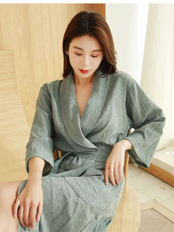 Robe de Chambre D'été Pour Femme "Sérénité Matinale"