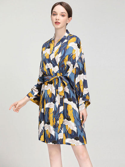 Robe de Chambre en Satin pour Femme "Velours de Satin" | Pyjama Shop
