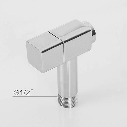 Robinet Extérieur Design Cubique Mural Chrome