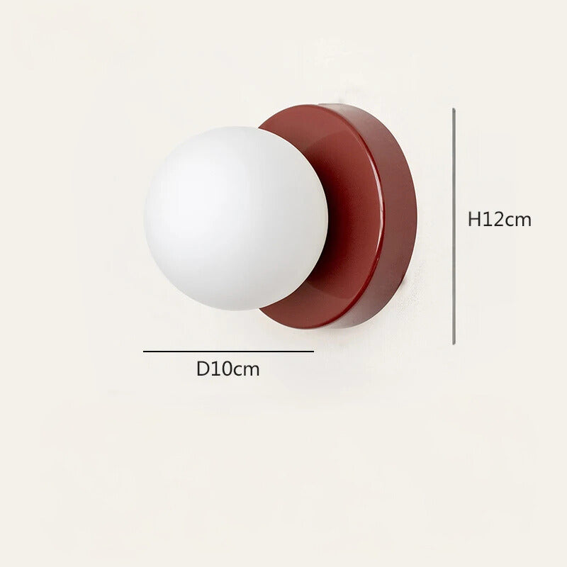 Lampe de chevet Murale Boule Vintage Coloré