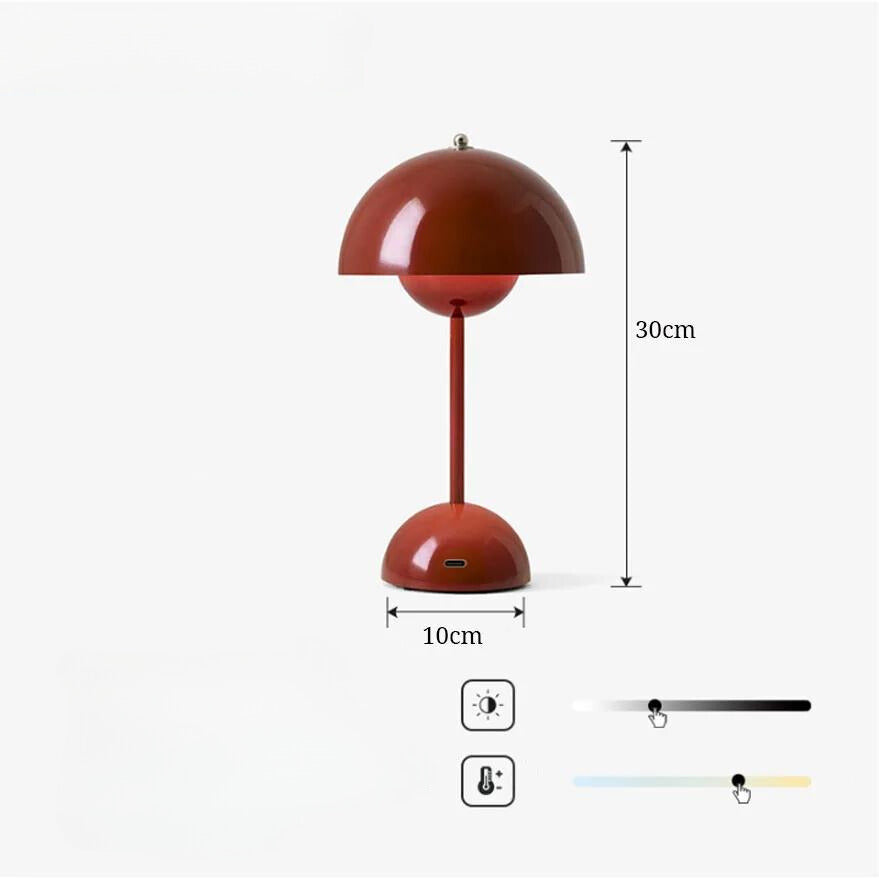Lampe de Chevet Vintage Champignon Tactile