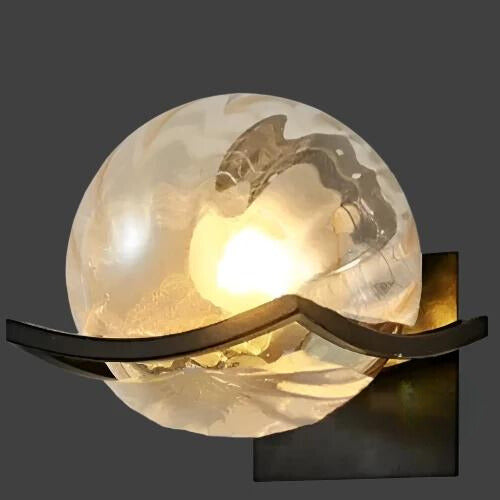 Applique Murale LED Moderne en Verre – Design Élégant et Écologique pour Salon, Chambre et Couloir