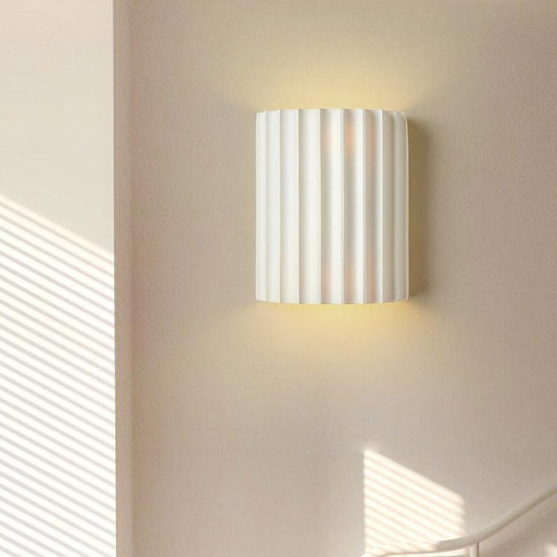 Applique Murale Design Moderne – Lampe à Abat-jour Froncé