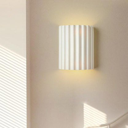 Applique Murale Design Moderne – Lampe à Abat-jour Froncé