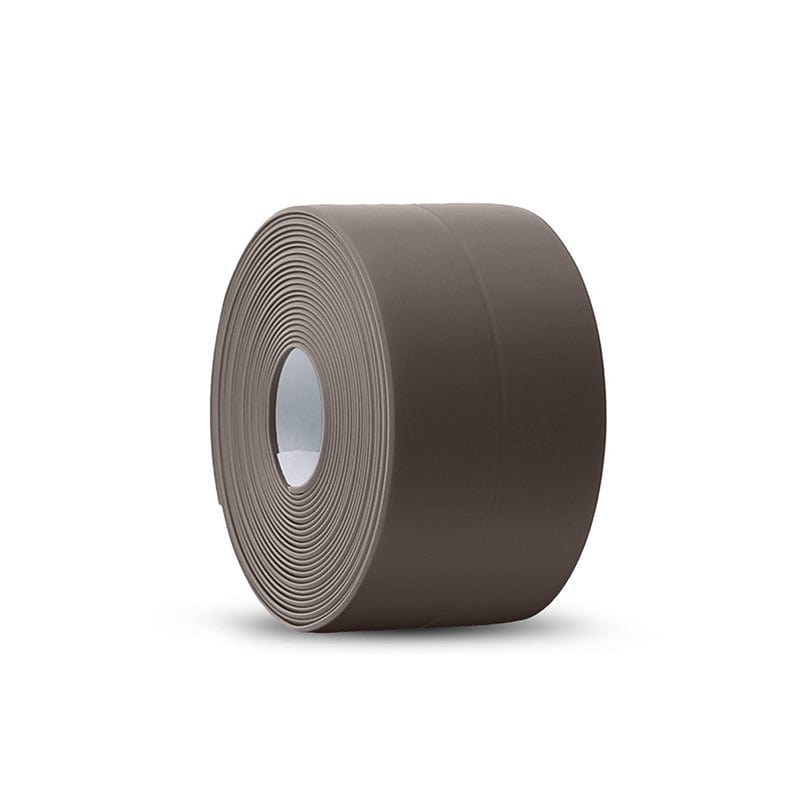 Ruban d'étanchéité adhésif pour salle de bain et cuisine 3.8 cm / Marron