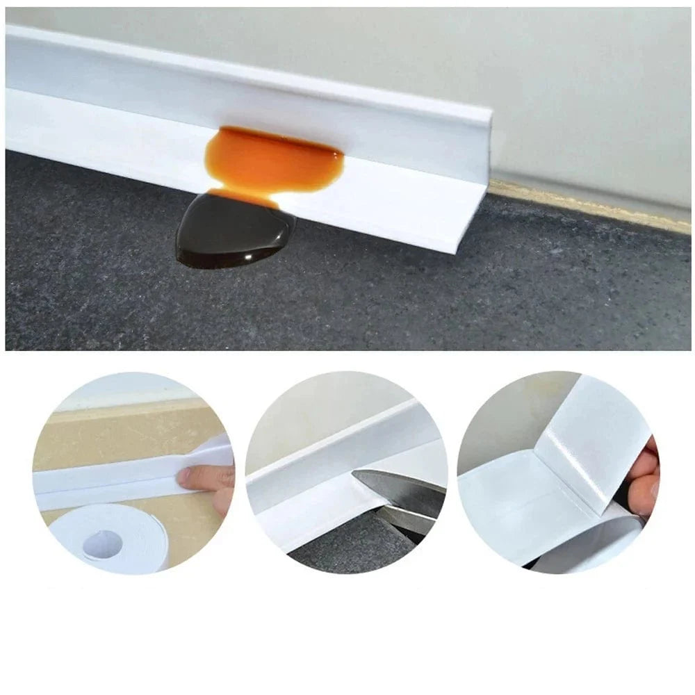 Ruban d'étanchéité adhésif pour salle de bain et cuisine