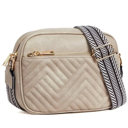 Sac à Bandoulière pour Femme Chic Beige
