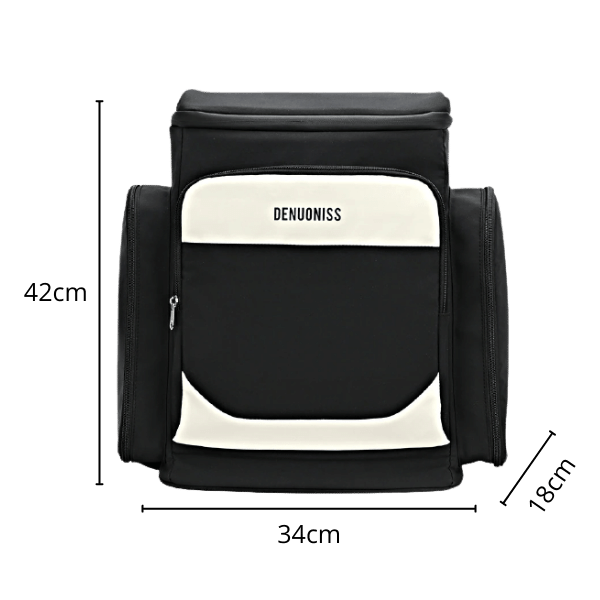 Sac à Dos Glacière Noir et Blanc