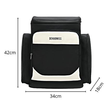 Sac à Dos Glacière Noir et Blanc