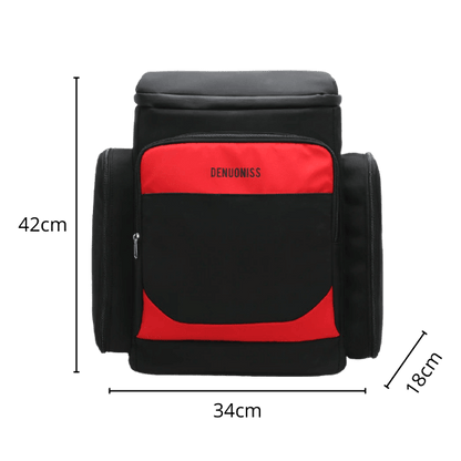 Sac à Dos Glacière Noir et Rouge