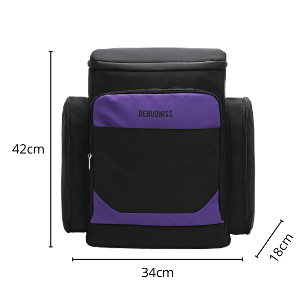 Sac à Dos Glacière Noir et Violet