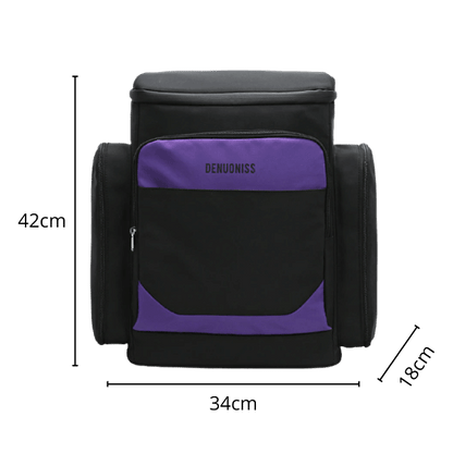 Sac à Dos Glacière Noir et Violet