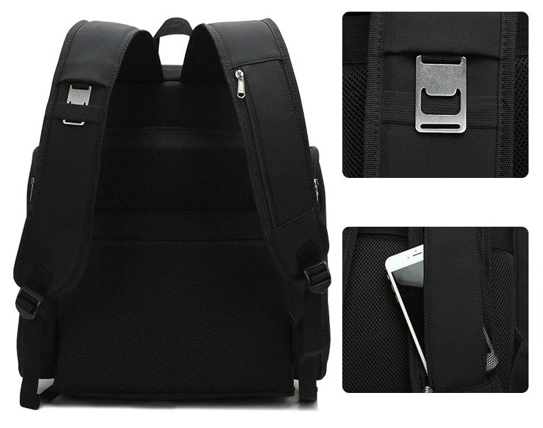 Sac à Dos Glacière Noir et Bleu