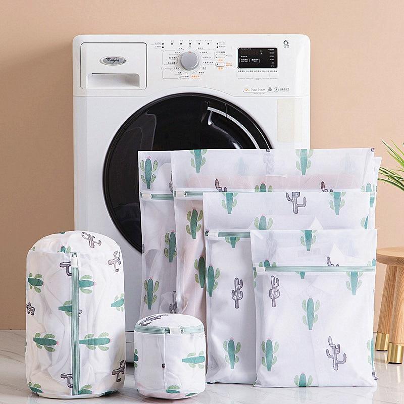 Sac à linge pour machine cactus