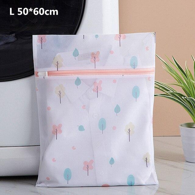 Grande taille Sac à Linge Tissu Érable Bleu et Orange