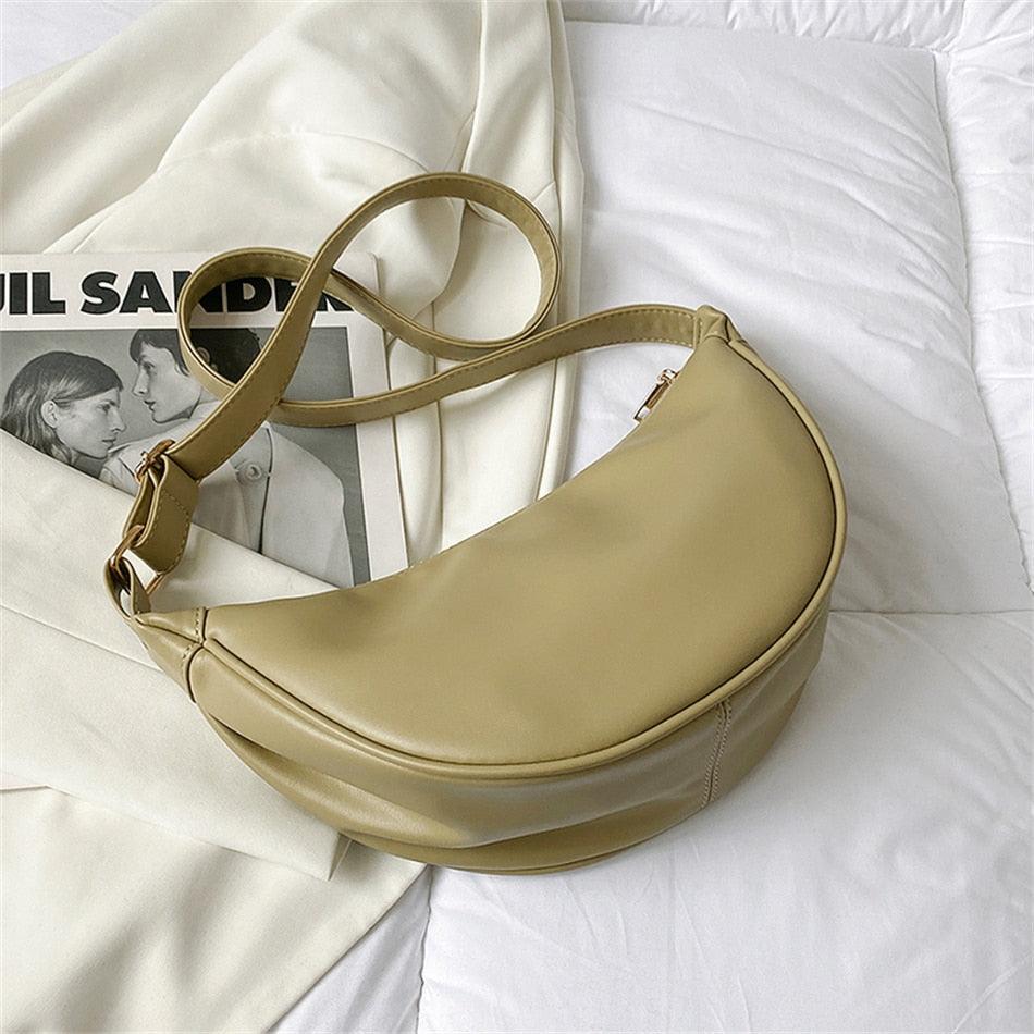 Sac à Main Banane Femme - Kaki