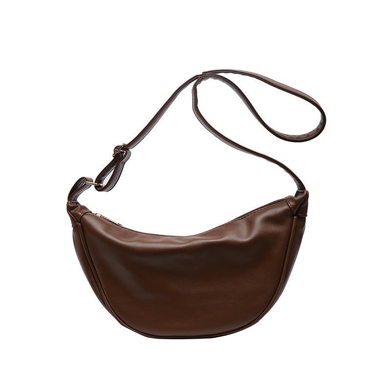 Sac à Main Banane Femme - Marron