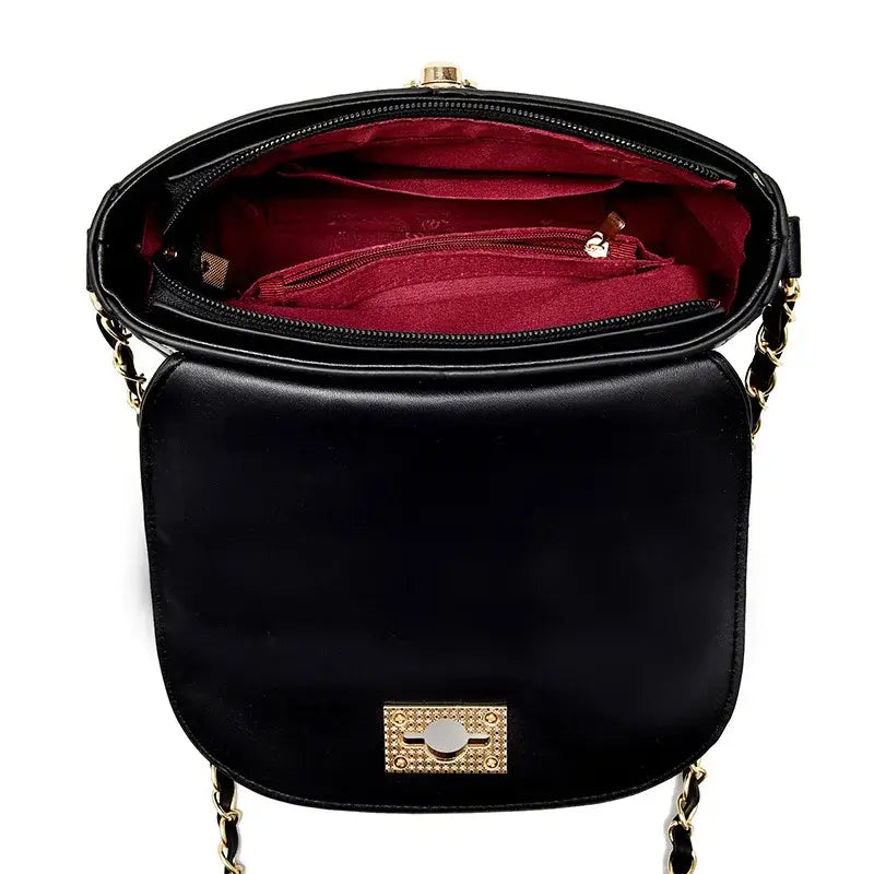 Sac à Main Bandoulière Femme Effet Croco