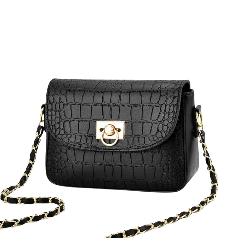 Sac à Main Bandoulière Femme Effet Croco