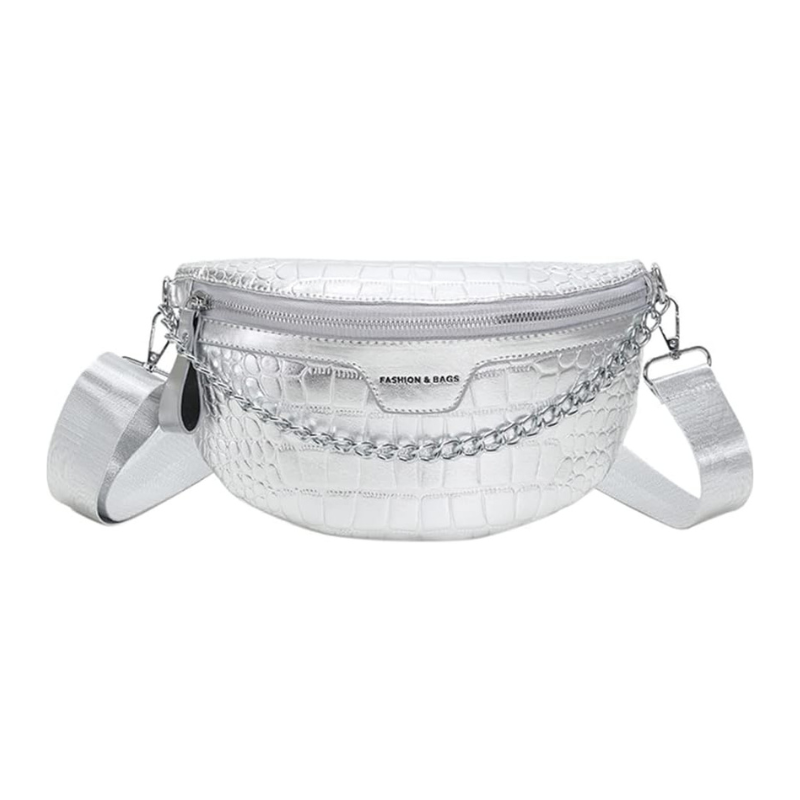 Sac Banane Argenté
