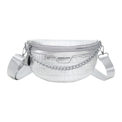 Sac Banane Argenté