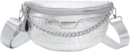 Sac Banane Argenté