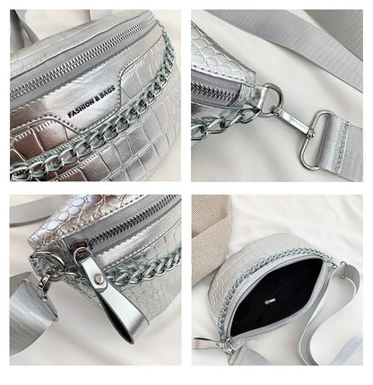 Sac Banane Argenté