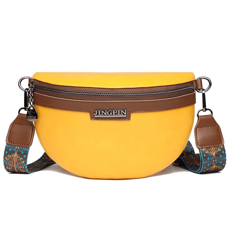 Sac Banane Bandoulière Femme Ethnique Jaune