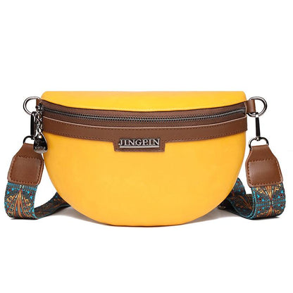 Sac Banane Bandoulière Femme Ethnique Jaune