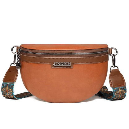 Sac Banane Bandoulière Femme Ethnique Marron