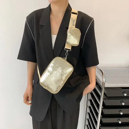 Sac Banane Bandoulière Irisé Femme