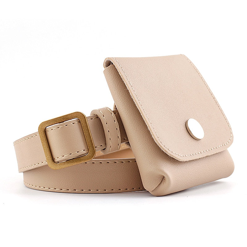 Sac Banane Ceinture Femme - Beige