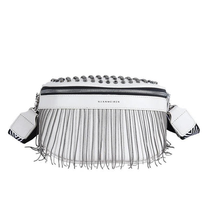 Sac Banane Chic en Cuir - Blanc