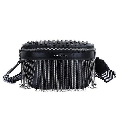 Sac Banane Chic en Cuir - Noir
