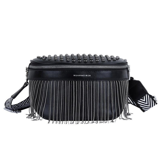 Sac Banane Chic en Cuir - Noir