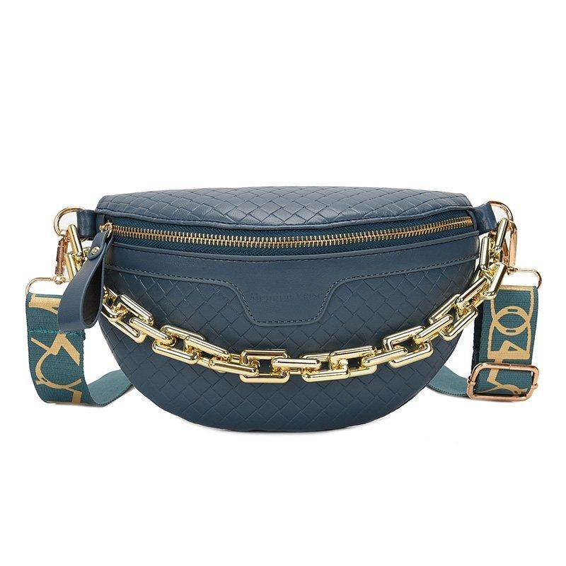 Sac Banane Chic pour Femme Bleu pétrole
