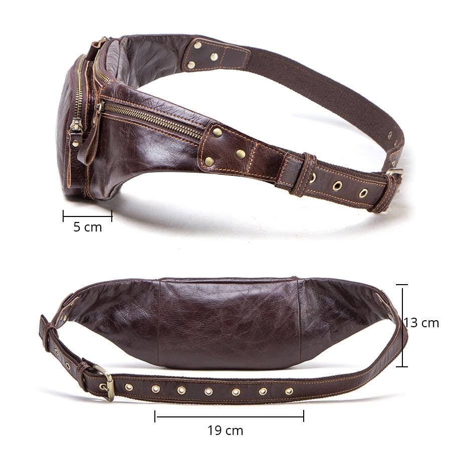 Sac Banane Cuir Homme