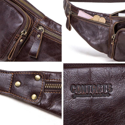 Sac Banane Cuir Homme