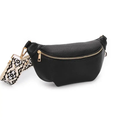 Sac Banane Cuir Noir