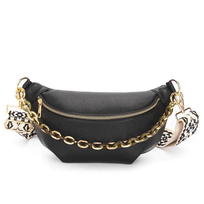 Sac Banane Cuir Noir