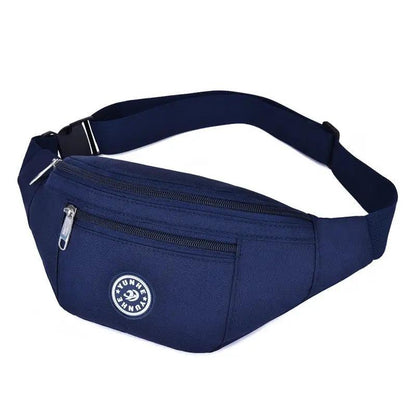 Sac Banane Double Poche Bleu foncé