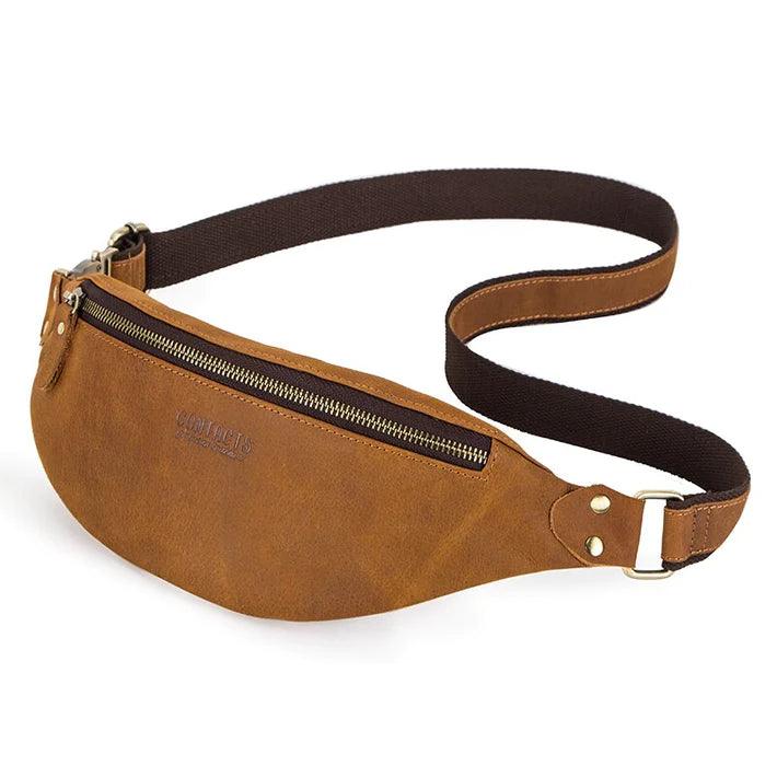 Sac Banane en Cuir - Marron