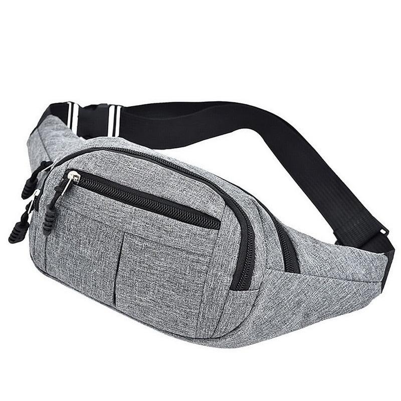 Sac Banane en Tissu - Gris